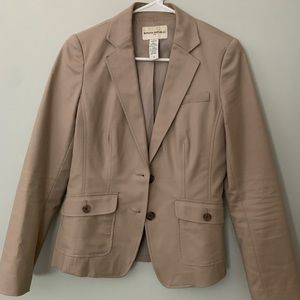 Banana Republic Khaki stretch blazer